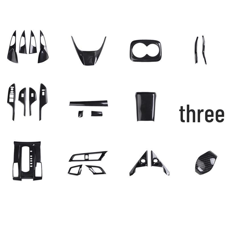 Civic десятого поколения RHD Мод динамика Накладка на кик-панель из углеволокна и Наклейка пыльника рычага переключения передач