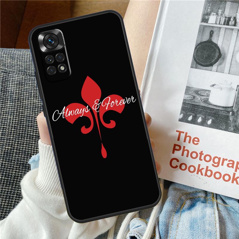 The Vampire Diaries Always Forever Case For Xiaomi Redmi Note 12 10 9 11 Pro 9S 10S 11S 12S Cover For Redmi 12 9C 10C 12C 13C