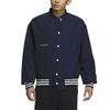 Adidas Casual Baseball Collar Striped Cotton Jacket Men Outerwear Legend-Ink-Blue White IZ1602