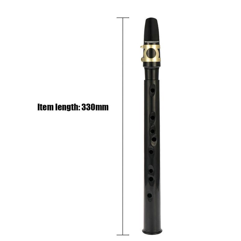 

Портативный мини-саксофон альтовый мундштук карманный инструмент музыкальный Little Sax чёрный