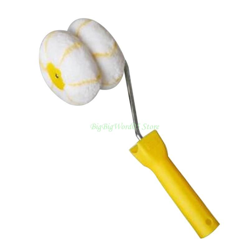 24TE Dual Purpose Paint Roller Paint Edger Roller Brush Home Paint Brushes for Painting Inside & Outside Corners of Walls