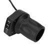 Electric Bike Half Throttle, Handlebar Grip with Battery Indicator, ABS Material, for Folding Electric Bikes, Scooters