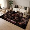 Custom Name Crystal Velvet Rug,Attack on Titan Comfortable Anti Slip Floor Mat For Room Decoration