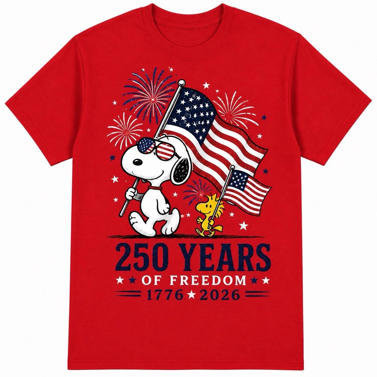 Pet Lover Tee, 250 Years Of Freedom, Patriotic Dog USA Flag July 4th Shirt,NEW S