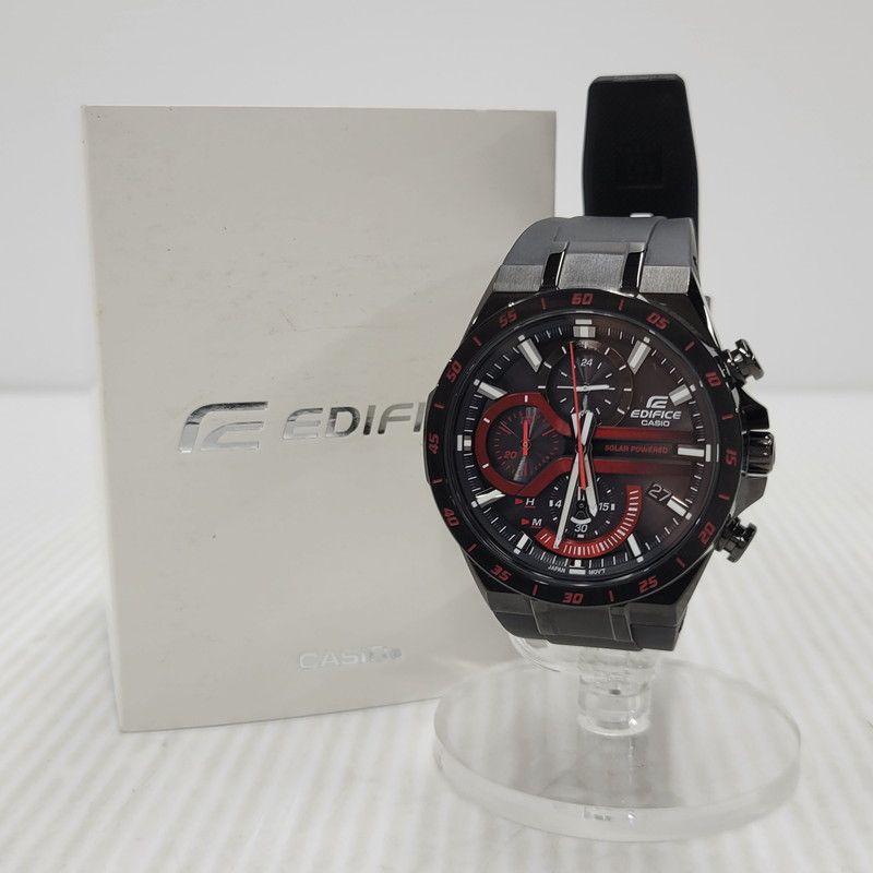 [Used item] CASIO EDIFICE SOLAR POWERED CHRONOGRAPH EQS-920PB Solar Power Chronograph Quartz Watch [197-260427-ay-05-izu]