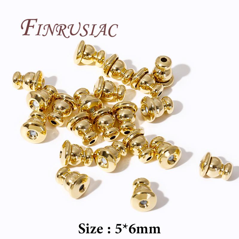 18K/14K Gold Plated Metal Earring Back Plug Cap For DIY Blocked Earrings Backs Stoppers Ear Accessories,Earring Back For Studs
