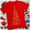 Mens and Womens Minimalist Snowflake Christmas T-Shirt Tee #MC