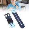15mm Silicone Watch Band for Kids Water Proof Sport Watch Band Replacement with Stainless Steel Buckle