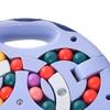 Finger Rotating Beans Double Sided Thinking Exercise Puzzle Decompression Rotating Beans Toy Blue