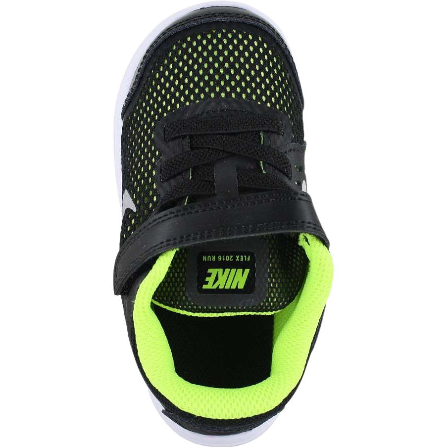 Nike Flex 2016 RN Comfortable Versatile Low-Top Walking Shoes Baby sneakers Black Green 834280-004