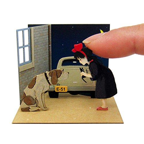 Sankei Studio Ghibli Mini Kiki's Delivery Service - Old Dog Jefferson & Kiki Non-Scale Papercraft MP07-84