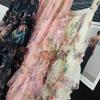 Skirt for Women Casual Versatile Floral Print Elastic High Waist Long LooseTrousers Stretchy Slim Skirt