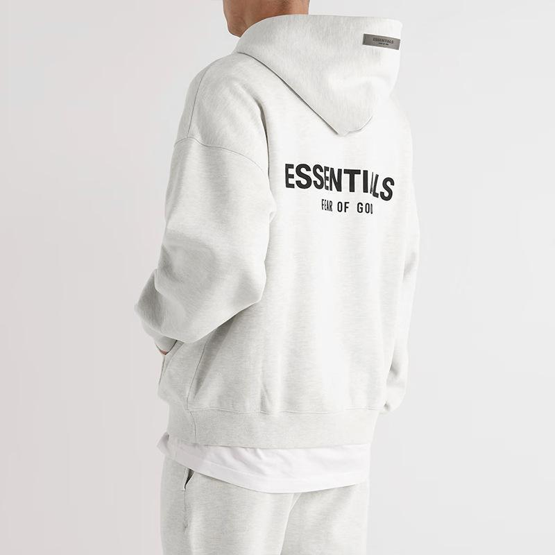 FOG ESSENTIALS Trendy Letter Print Hooded Sweatshirt for Men and Women