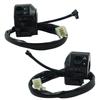 Black Universal Aluminum 7/8" 22MM Motorcycle Switch Handlebar Motorbike Horn Turn Signal Headlight Control Buttons