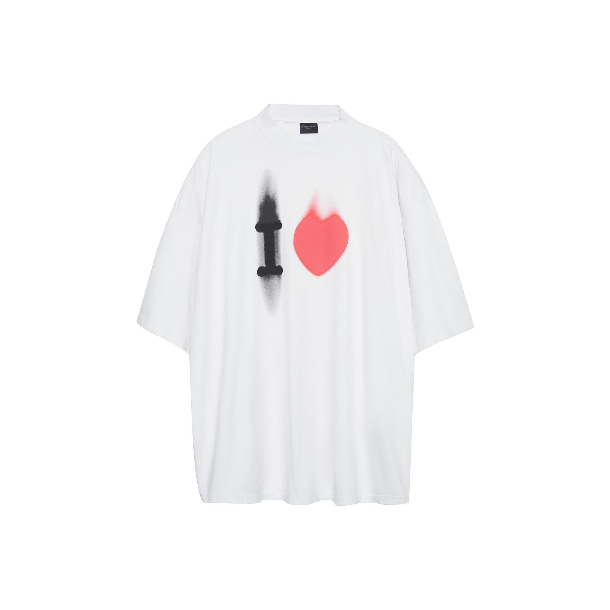 Balenciaga T Shirt Loose Fit Unisex