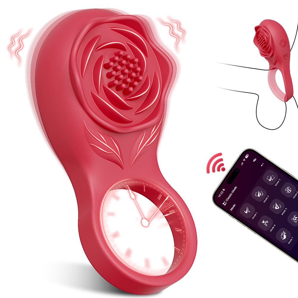 Cock Ring Vibrating Cock Rings for Man Couple Stimulator Ejaculation Delay Penis Ring Semen Lock Ring Adult Erotica Products 18
