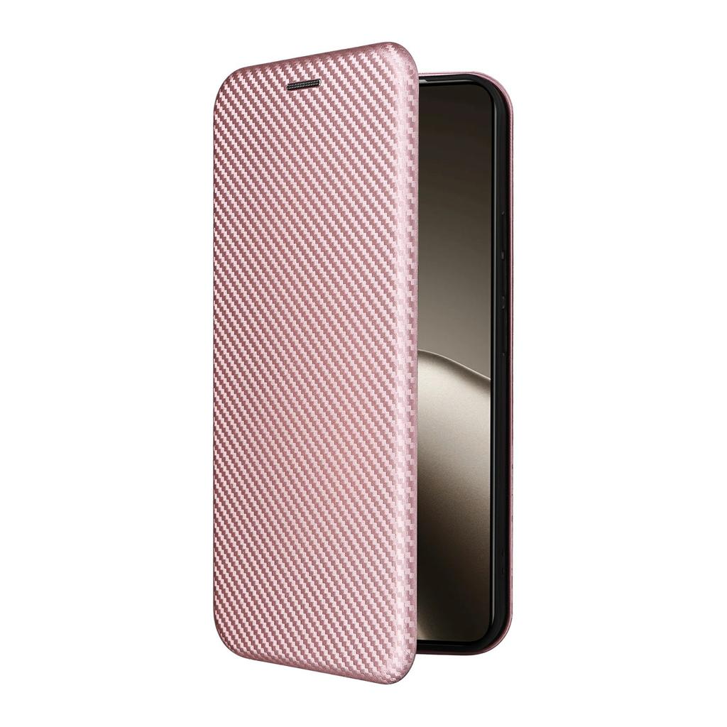 For Xiaomi 15T Pro Case Carbon Fiber Texture Drop-Proof PU Leather Phone Cover