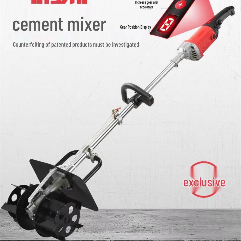 Dual-Use Concrete and Mortar Mixer for Wet and Dry Mixing | Ideal for Tile Construction