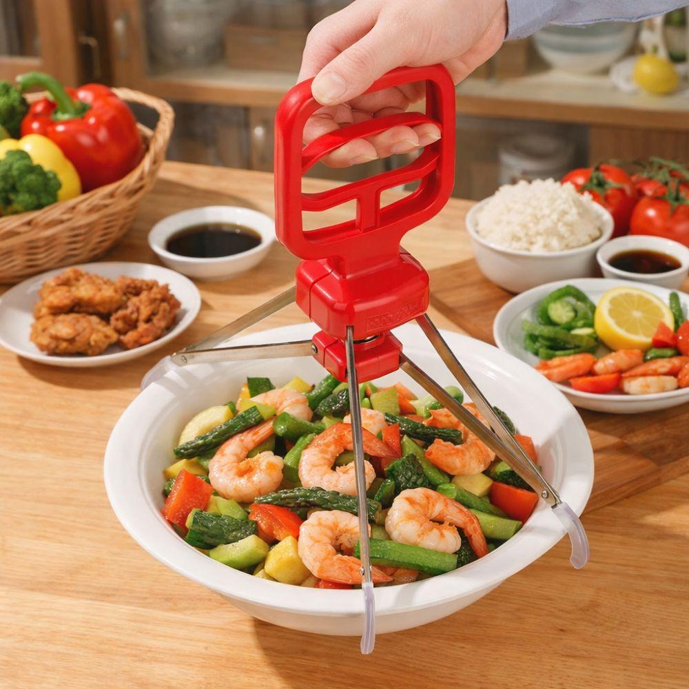 Stainless Steel Anti-Scald Clip Non-Slip Bowl Clip Plate Clamp Hot Dish Clip  Pot Retrieval