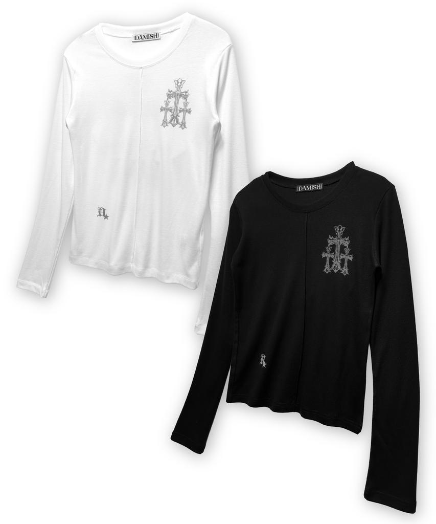 Damiswi Triple Cross Long Sleeve_White