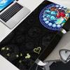 Anime Podložka pod myš Černá Rozšířená Podložka na stůl HD K-kingdom H-srdce Podložka pod klávesnici Herní příslušenství pro notebook Podložka na stůl XXL Podložka pod myš