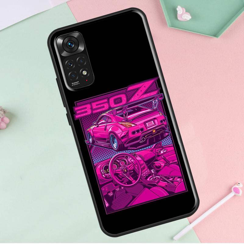 350Z Fairlady For Redmi Note 12 Pro Plus Cover For Redmi Note 10 8 9 11 Pro 12S 11S 10S 9S 9C 10C 12C Case