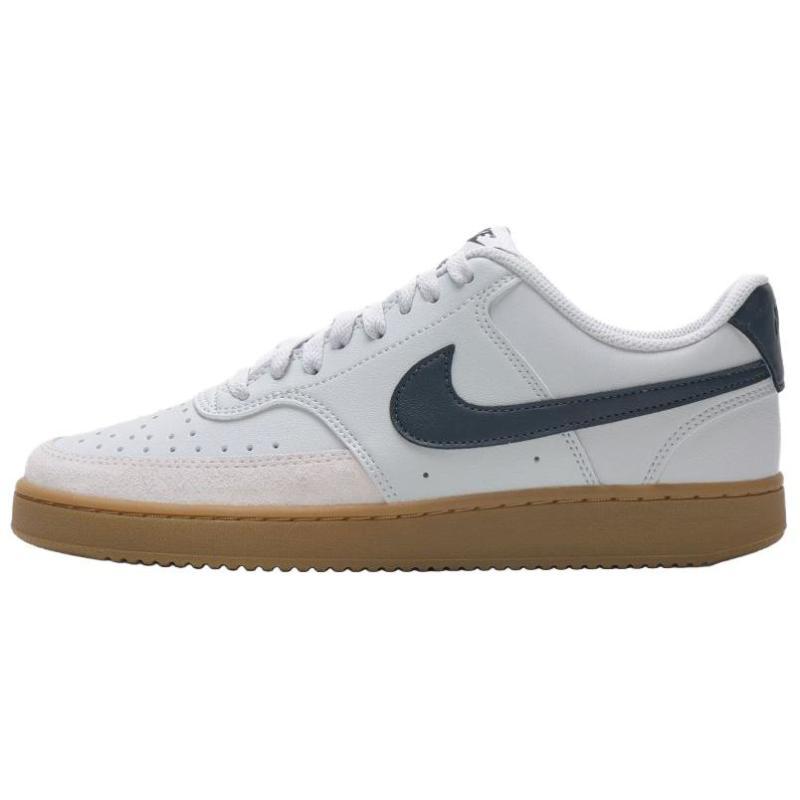Nike Court Vision Abrasion Resistant Breathable Low top Skateboard Shoes Men's White Sneakers IB2998-003