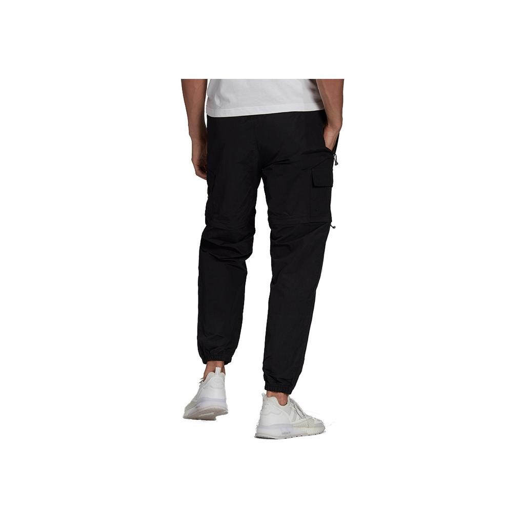 Adidas Originals Trefoil Utlty 2-In-1 Utility Jogger Pants Men Bottoms Black GN3284