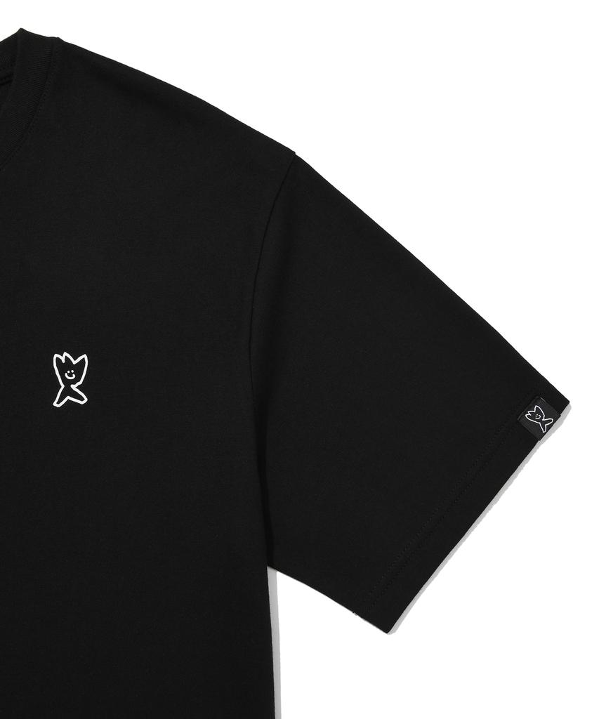 WACKY WILLY [26Ss] 2-Pack Signature Short Sleeve T-Shirt Black/White