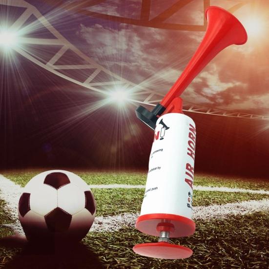Sportovní vzduchová houkačka Super hlasitá Přenosná Ruční Profesionální Tlačítkový Povzbuzující Hlukový nástroj Plavba Hraní Varovná Vzduchová houkačka Plechovka Venkovní potřeby