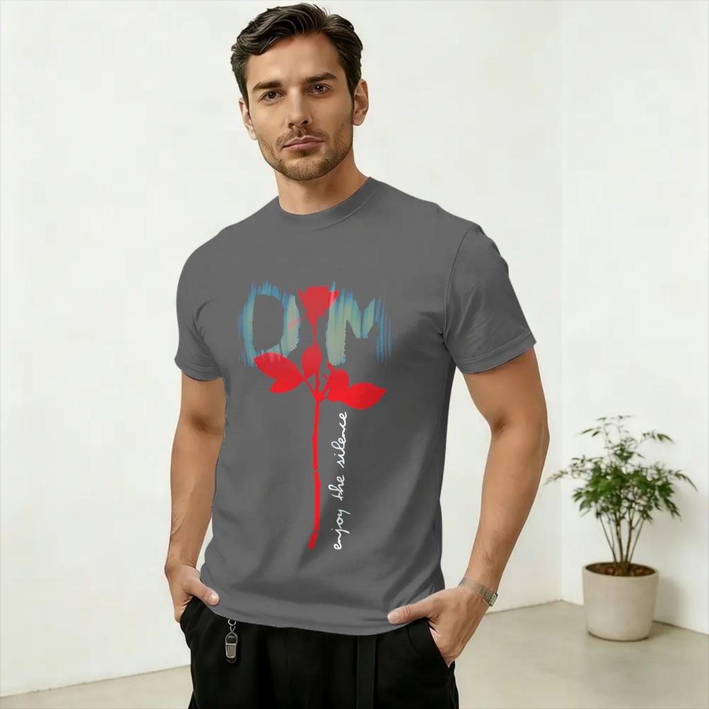 Depeches Modes Music In Tour 2026 T Shirt Summer Harajuku TShirts Unisexs Pure Cotton O Neck Plus Size Short Sleeve Casual Tops