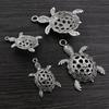 5pcs Turtle Charms Pendant Antiue Silver Plated Metal Charms DIY Necklace Bracelet Jewelry Making Accessories Findings