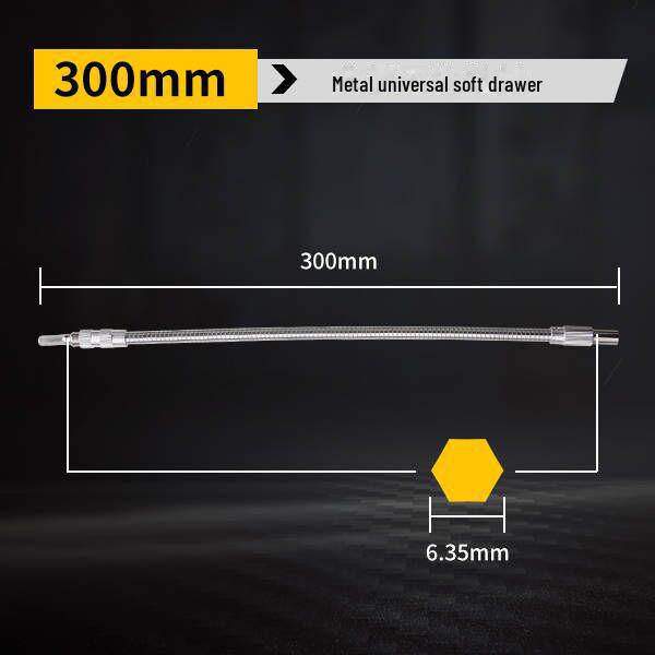 Electric Drill and Screwdriver with Multi-Function Soft Shaft and Universal Connecting Rod