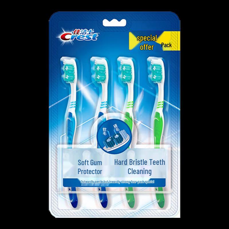 Crest Soft & Strong Toothbrush 4-Pack
