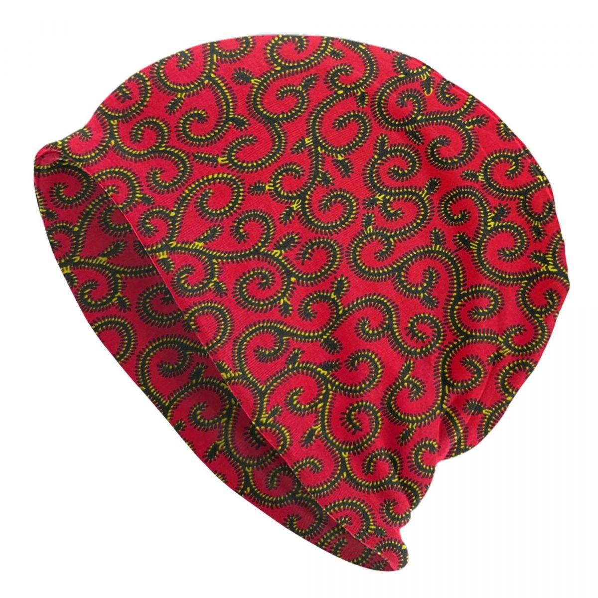 

Custom African Ethnic Tribal Ankara Pattern Bonnet Hats Knit Hat For Unisex WoUnisex Autumn Winter Warm Skullies Beanies Caps Beanies Cap
