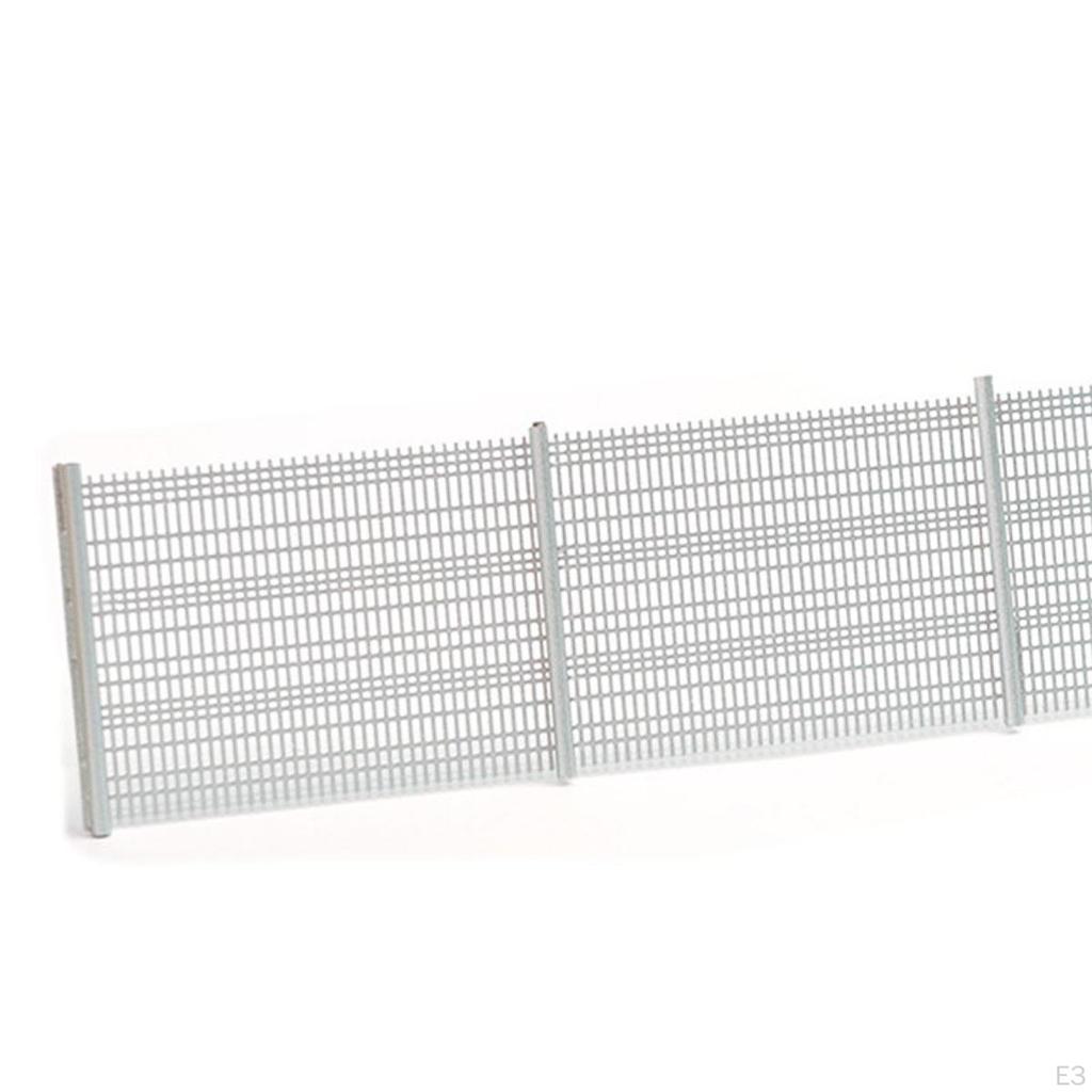 1/87 Guardrail Model, Industrial Fencing Scenery, Sand Table Miniature Modelling Panel, Garden