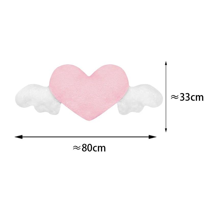 Love Style Car Headrest Lumbar Support Women's Neck Protection Pillow, Creative Cute Plush Cushion, Car Seat Interior Decoration