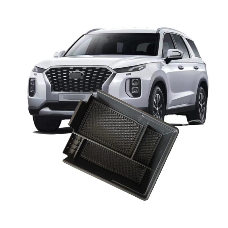 For Hyundai Palisade 2024 Armrest Storage Box Tray Organizer Central Bracket Container Car Accessories