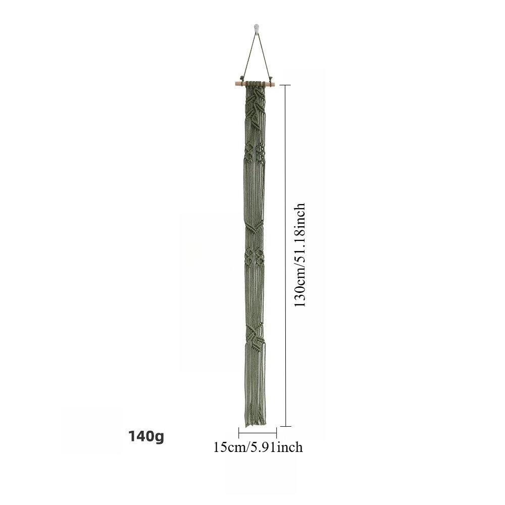 1pc Bohemian Braided Tapestry Hat Storage Lanyard Handmade Wall Mounted Hat Display Stand Decoration