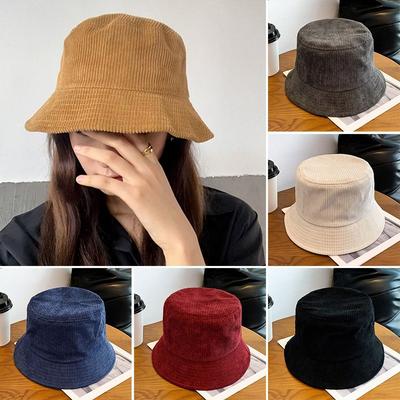 Soft Bucket Hat Warm Panama Hat Outdoor Sun Cap  Men Women