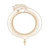 Stacked Vintage Cross Choker Thin Chain Multi Layer Prayer Necklace  Jewelry Accessories