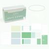 RosyPosy soft design tea fragrance index card, large capacity 150 word memory message sticky note card