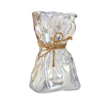 Hyack Decoração de Interiores Coreana, Vaso de Flores Estiloso em Estilo Escandinavo, Vidro de Forma Aleatória (Colorida) [Importação Paralela]