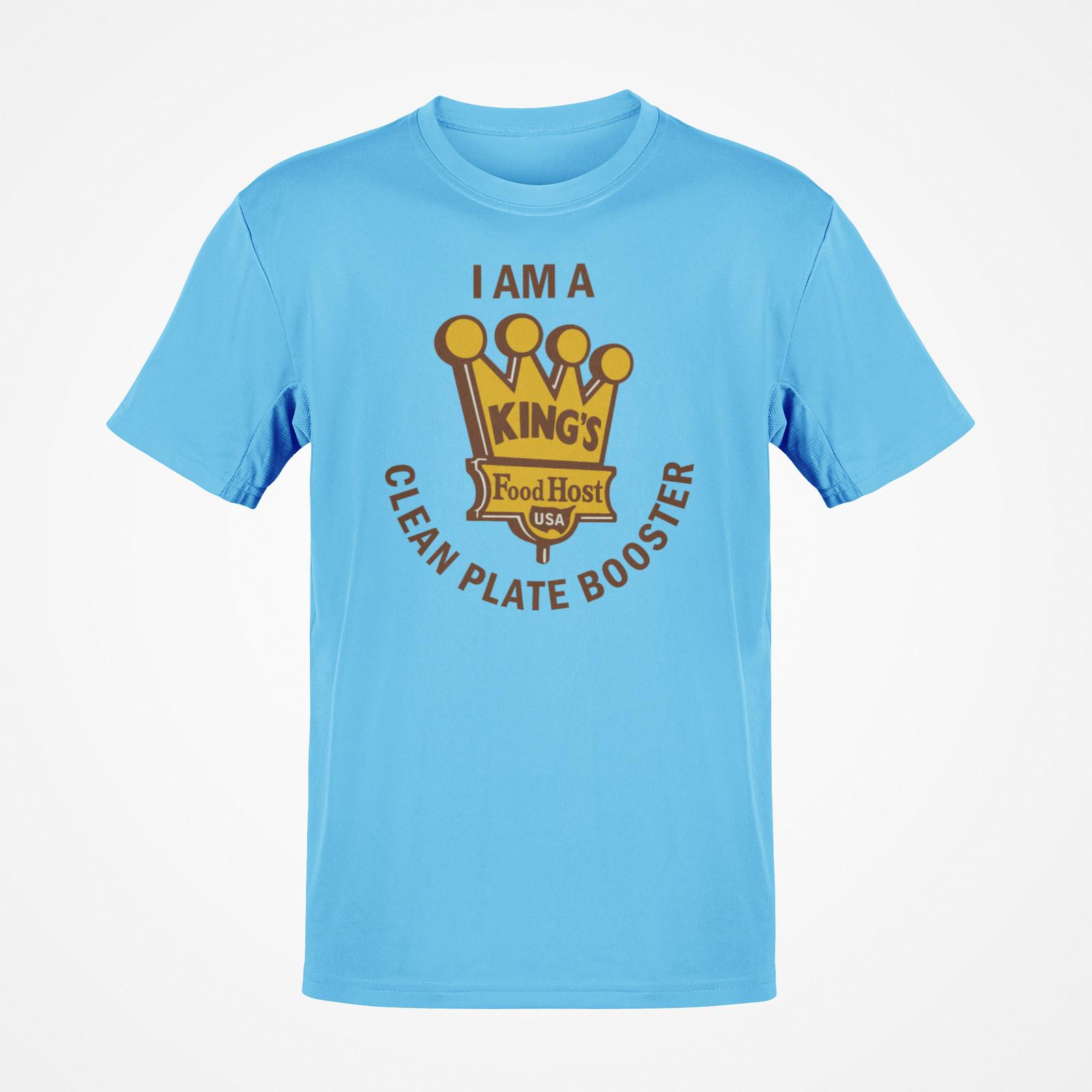 King s Food Host T-Shirt - Restaurant Industry Defunct Logo Tee S разноцветный