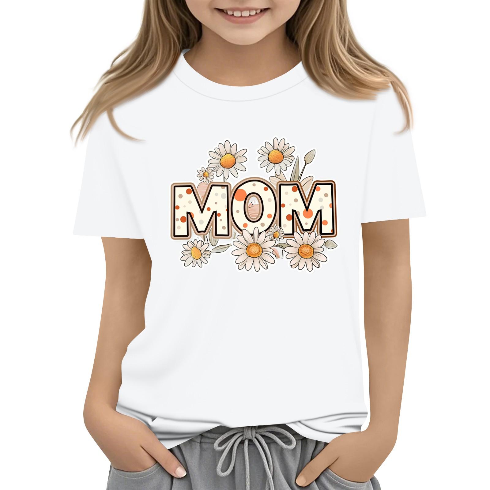 

Детская модная повседневная футболка с круглым вырезом и короткими рукавами 130 белый