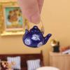 1 Set 1:12 Mini Teapot Cup Realistic Decorative Ceramics Japanese Style Porcelain Tea Kit Dollhouse Accessories for Living Room