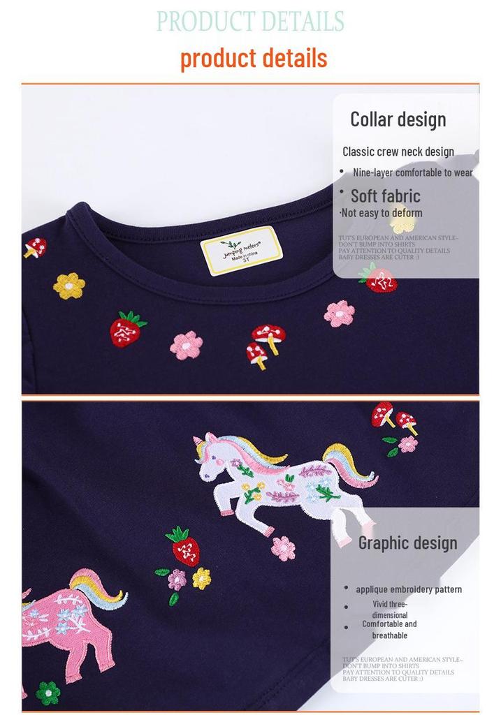Autumn Long Sleeve Princess Dress for Girls - European & American Style