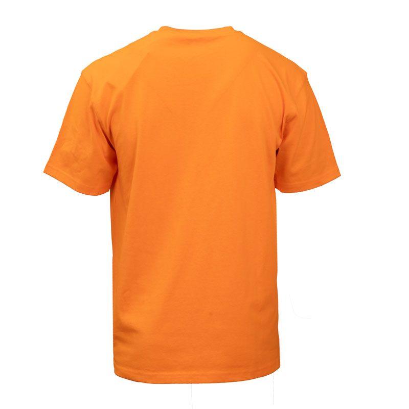 Puma X Pleasures Orange Cotton Crew Neck T-Shirt for Men PUMA