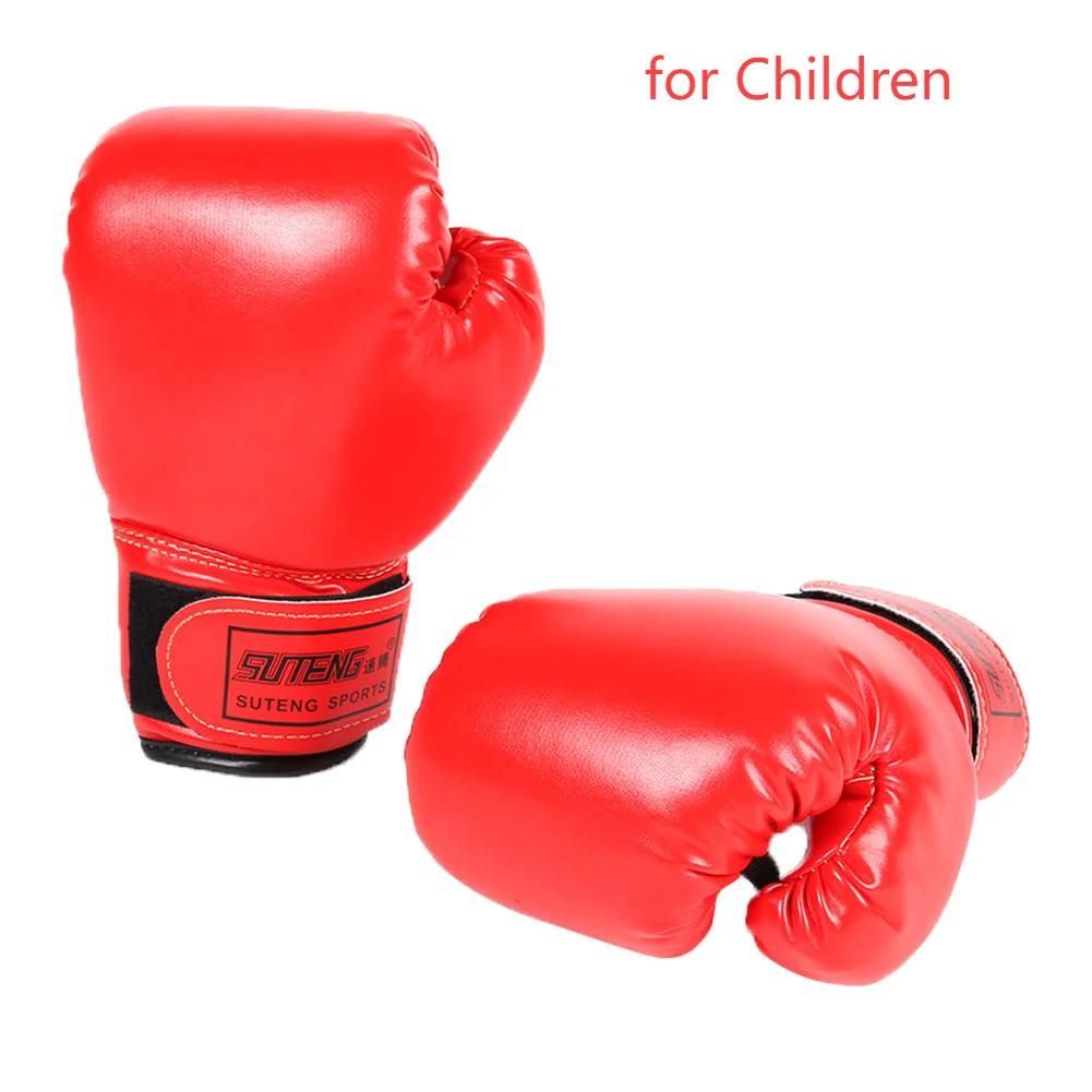 PU Boxing Gloves Fighting Kick Boxing Gloves Karate Muay Thai Training Workout Kickboxing Gloves Taekwondo Protector Adult Child