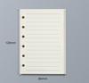 45 Sheets A5 A6 A7 Loose Leaf Notebook Refill Spiral Binder Inner Page Line Blank craft  Grid Inside Paper Stationery
